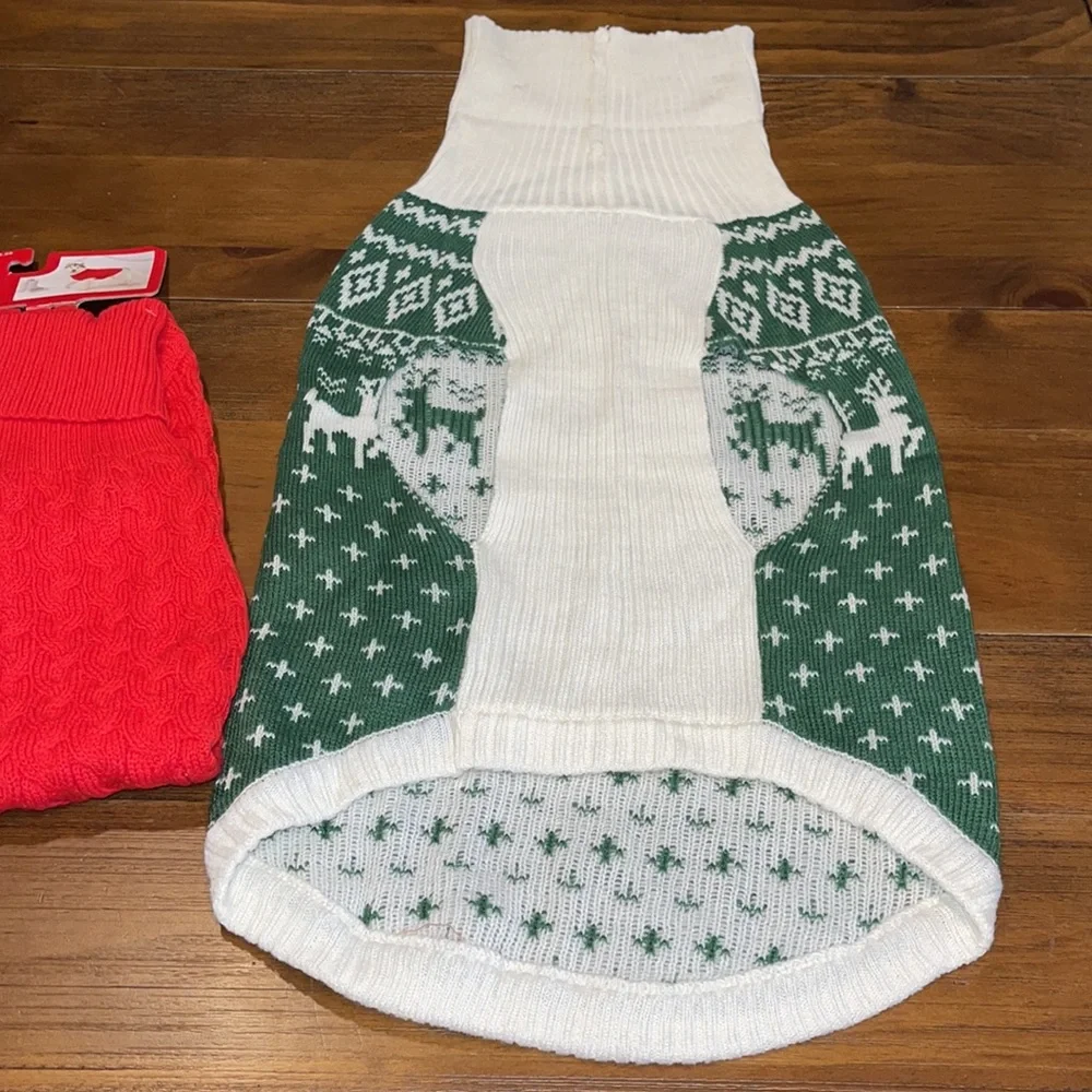 Wondershop Pet Sweater size‎ large bundle of 2 sweaters